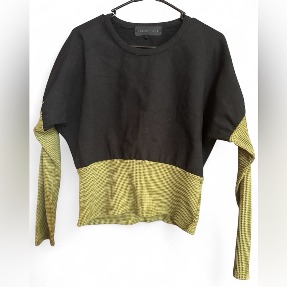 Kendall & Kylie Black Long Sleeve Top - NWOT